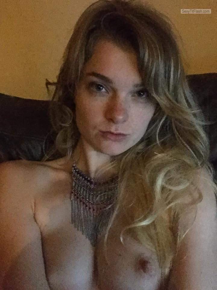 My Small Tits Topless Selfie by Mary